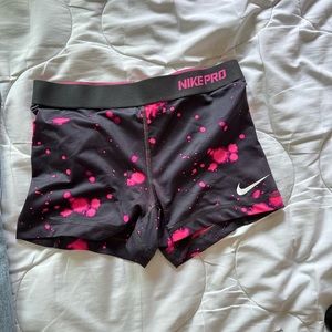Nike pro spandex shorts
